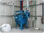 CF dust filter for the mineral industry