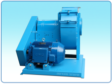 Centrifugal blower model AH belt drive  with pivot shield and standard belt protector