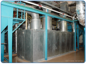 Installation of piping for air purification and filtration system