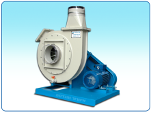 PPR centrifugal plastic blower from PP with belt drive