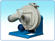 PPR centrifugal plastic blower from PP with belt drive