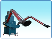 Suction arm for pumping welding smoke and particles from production processes