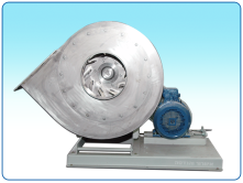 Centrifugal blower model AH belt drive stainless steel 316