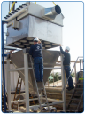 Installation of stainless steel CF-16 dust and particle filter