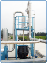 Venturi Scrubber for smoke and silicon oil fumes