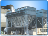 CF dust filter for the metal industry